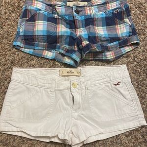 2 Hollister Shorts Size 3!